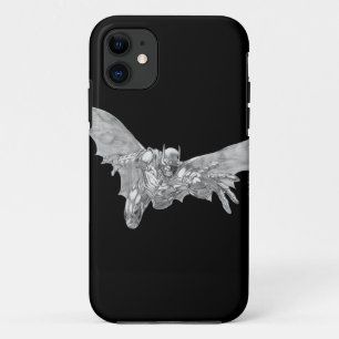 Batman Lunging Forward Tekening 2 Case-Mate iPhone Case