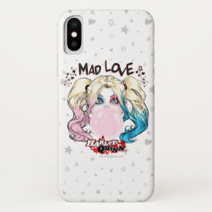 Batman   Mad Love Harley Quinn kauwgom iPhone X Hoesje