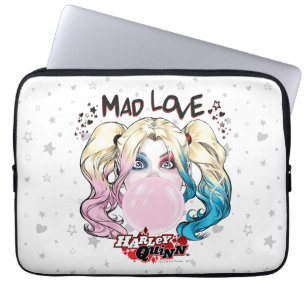 Batman   Mad Love Harley Quinn kauwgom Laptop Sleeve