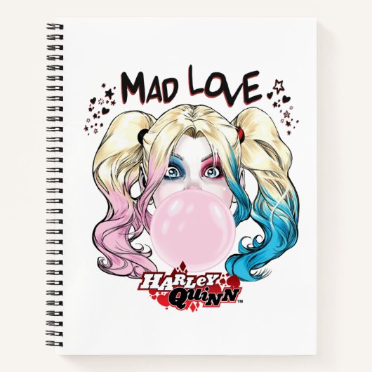 Batman | Mad Love Harley Quinn kauwgom Notitieboek (Voorkant)