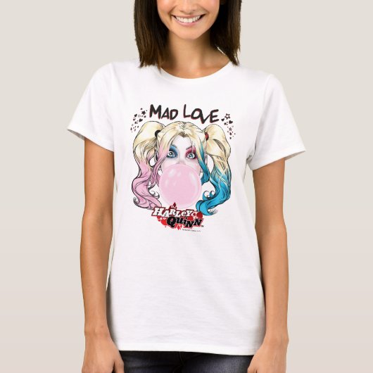 Batman | Mad Love Harley Quinn kauwgom T-shirt (Voorkant)