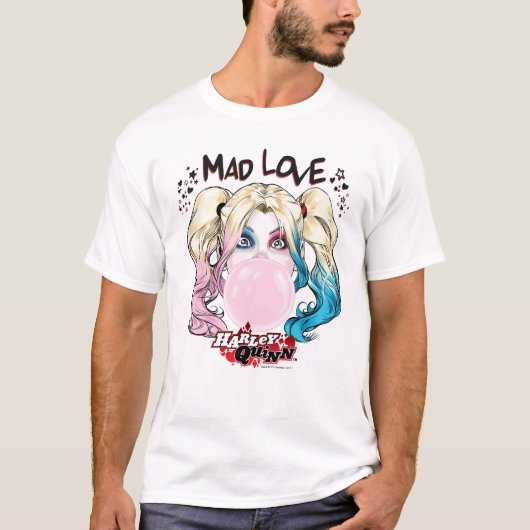 Batman | Mad Love Harley Quinn kauwgom T-shirt (Voorkant)