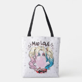 Batman | Mad Love Harley Quinn kauwgom Tote Bag (Achterkant)