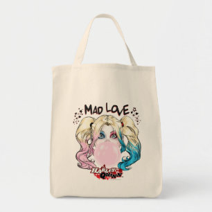Batman   Mad Love Harley Quinn kauwgom Tote Bag