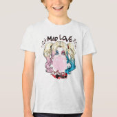 Batman | Mad Love Harley Quinn kauwgom Tri-Blend Shirt (Voorkant)