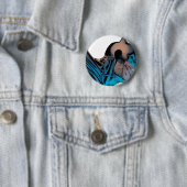 Batman - Maskhoofd van onder Ronde Button 5,7 Cm (In situ)