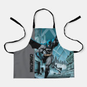 Batman met achtergrond stad schort (Voorkant)