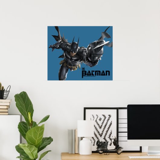 Batman met Batclaw Poster (Thuiskantoor)