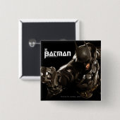 Batman met Batclaw Vierkante Button 5,1 Cm (Voorkant /achterkant)