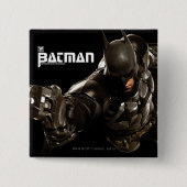 Batman met Batclaw Vierkante Button 5,1 Cm (Voorkant)