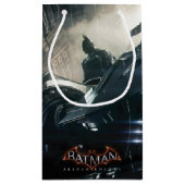 Batman met Batmobile in de regen Klein Cadeauzakje (Achterkant)