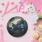 Batman met Batmobile in de regen Papieren Bordje (Feest)