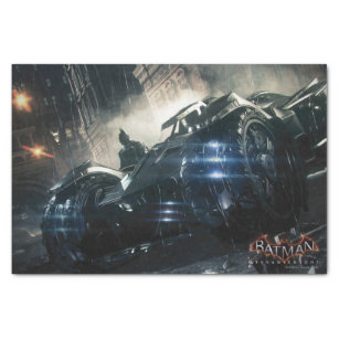 Batman met Batmobile in de regen Tissuepapier