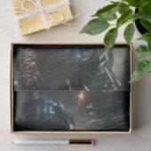 Batman met Batmobile in de regen Tissuepapier (Geschenk)