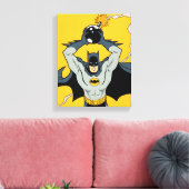 Batman met Bomb Canvas Afdruk (Insitu (Woonkamer))