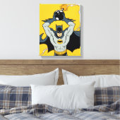 Batman met Bomb Canvas Afdruk (Insitu (Slaapkamer))