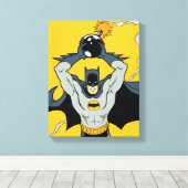 Batman met Bomb Canvas Afdruk (Insitu (Houten vloer))