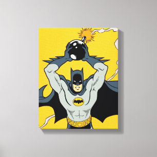 Batman met Bomb Canvas Afdruk
