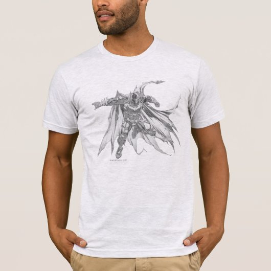 Batman met cape Drawing T-shirt (Voorkant)
