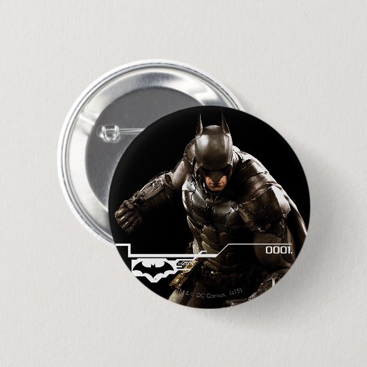 Batman met Cape Ronde Button 5,7 Cm (Voorkant /achterkant)
