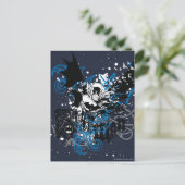 Batman met Knotwork Collage Briefkaart (Staand voorkant)