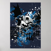 Batman met Knotwork Collage Poster (Voorkant)