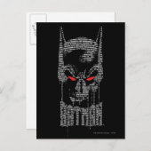 Batman met mantra briefkaart (Voorkant / Achterkant)