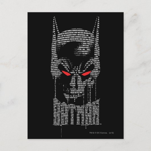 Batman met mantra briefkaart (Voorkant)