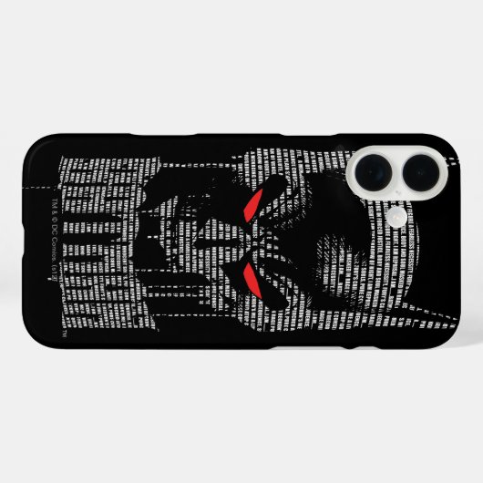 Batman met mantra Case-Mate iPhone case (Achterkant (horizontaal))