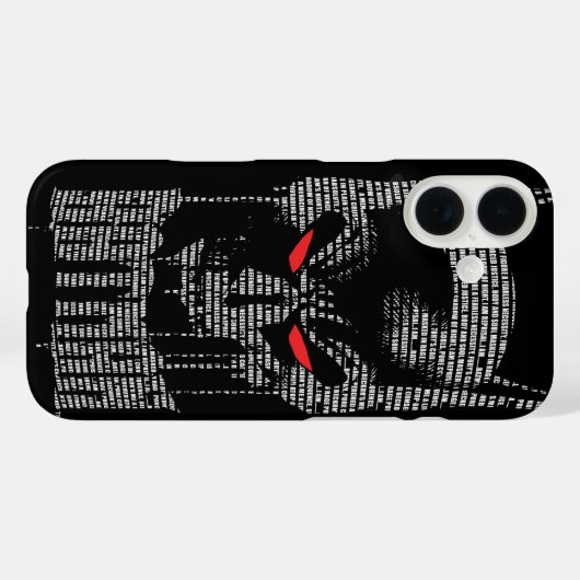 Batman met mantra Case-Mate iPhone case (Achterkant (horizontaal))