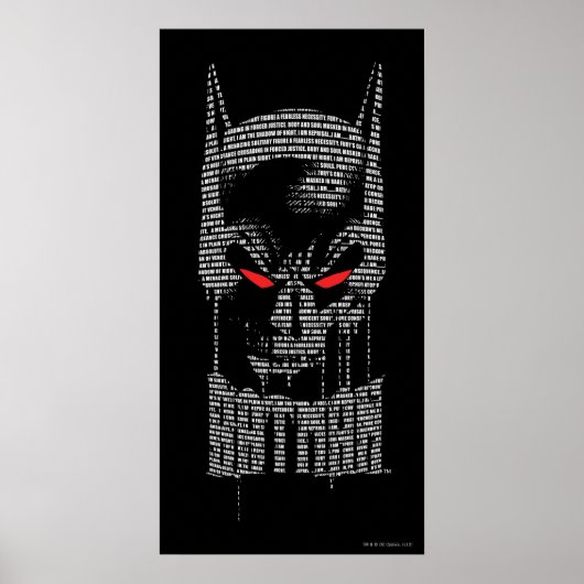 Batman met mantra poster (Voorkant)