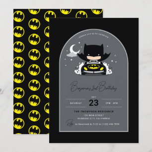 Batman - Moon and Stars Birthday Kaart