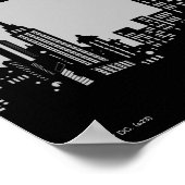 Batman | Naam en foto toevoegen Verjaardagsteken Poster (Hoek)