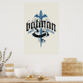 Batman | Naam met zwaard Logo Poster (Keuken)