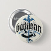 Batman | Naam met zwaard Logo Ronde Button 5,7 Cm (Voorkant /achterkant)