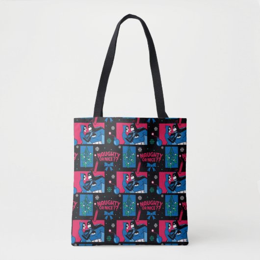 Batman | Naughty of Nice Patroon van de vrouw Tote Bag (Voorkant)