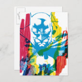 Batman Neon Marker Collage Briefkaart (Voorkant / Achterkant)