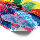 Batman Neon Marker Collage Poster (Hoek)