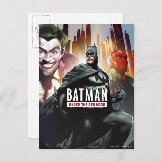 Batman onder het Rode Hood Briefkaart (Voorkant / Achterkant)