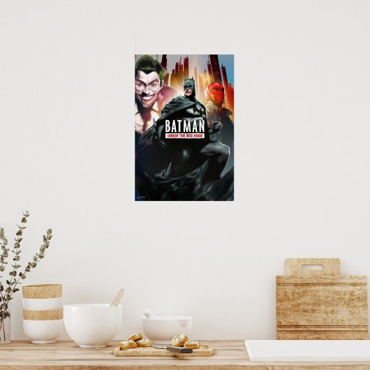Batman onder het Rode Hood Poster (Keuken)