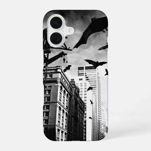 BATMAN-ontwerp iPhone 16 Hoesje (Achterkant)