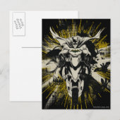 Batman op Bike Briefkaart (Voorkant / Achterkant)