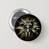 Batman op Bike Ronde Button 5,7 Cm (Voorkant /achterkant)