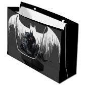 Batman op een pilaar large cadeautasje (Voorkant Gekanteld)