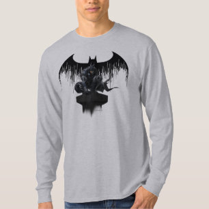 Batman op een piloot t-shirt