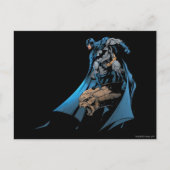 Batman op gargoyle briefkaart (Voorkant)