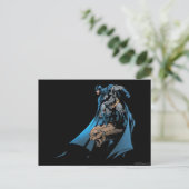 Batman op gargoyle briefkaart (Staand voorkant)