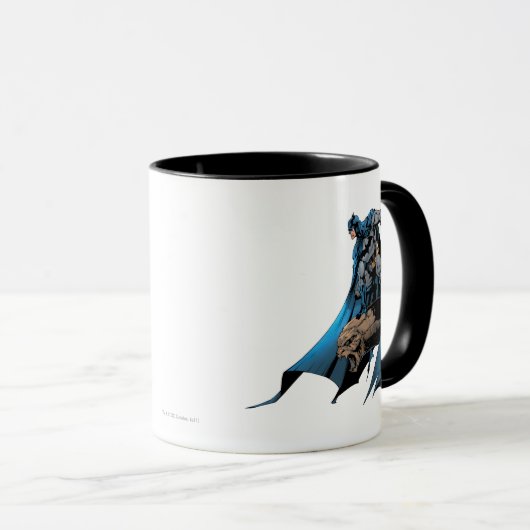 Batman op gargoyle mok (Voorkant rechts)