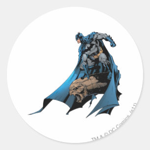 Batman op gargoyle ronde sticker