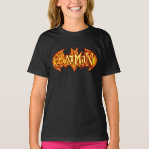 Batman Oranje seizoensgebonden Logo T-shirt